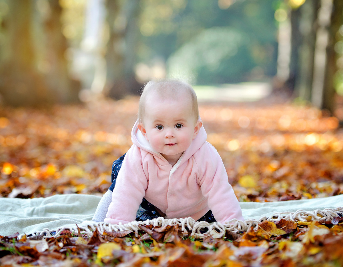 Fall Baby Photography